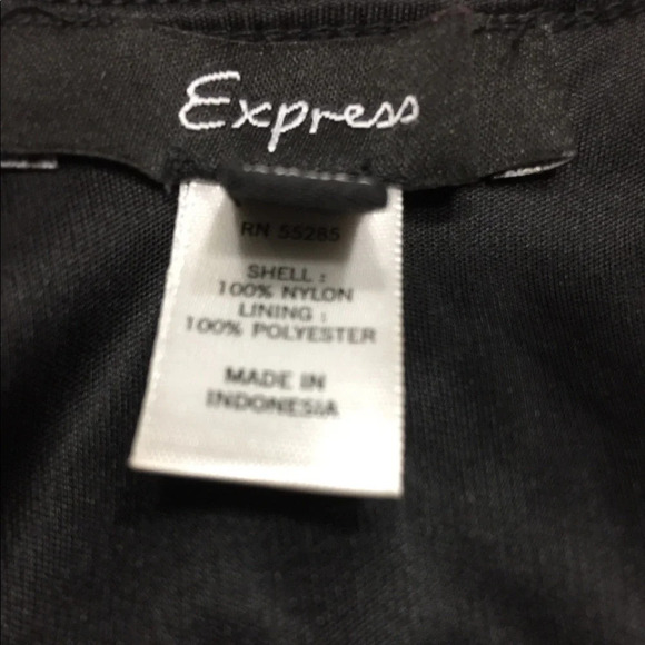 Express black tiered halter top with brass chain S - Picture 8 of 9